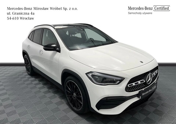 Mercedes-Benz GLA cena 239900 przebieg: 23100, rok produkcji 2021 z Wrocław małe 436